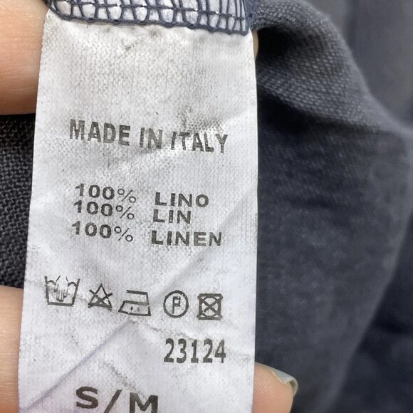 NEW SPLENDID Iris Women’s Linen Babydoll Mini Dress Navy Size S/M - Picture 3 of 6